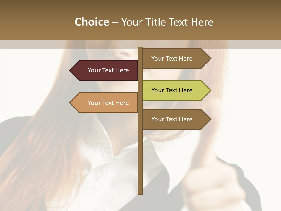 Young Female Beauty PowerPoint Template