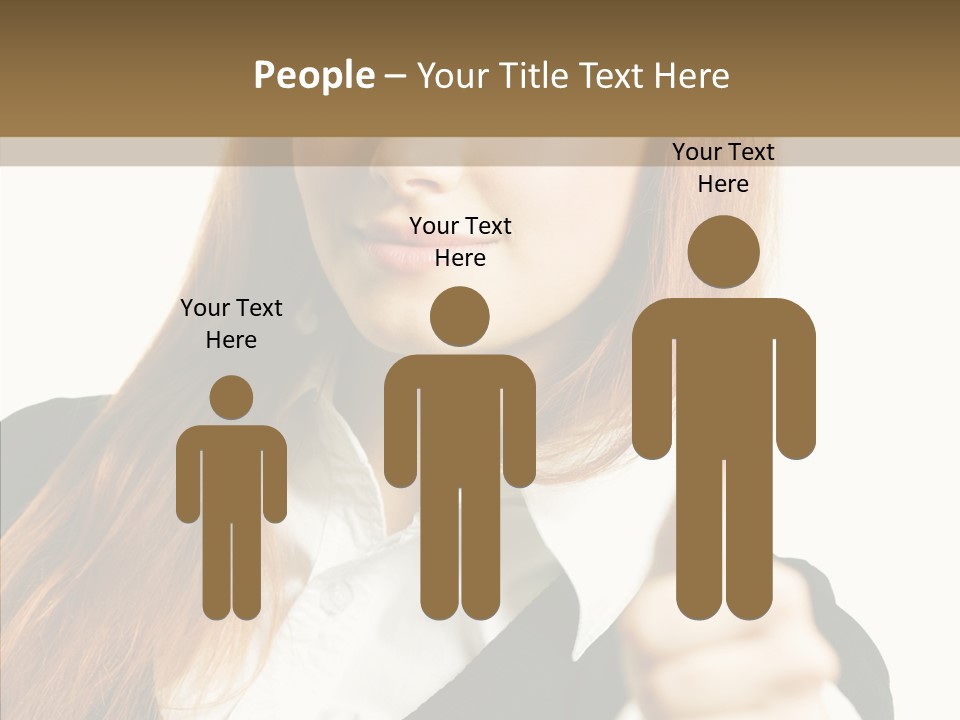 Young Female Beauty PowerPoint Template