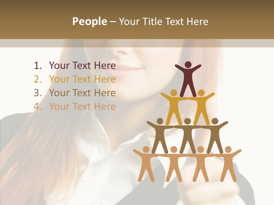 Young Female Beauty PowerPoint Template