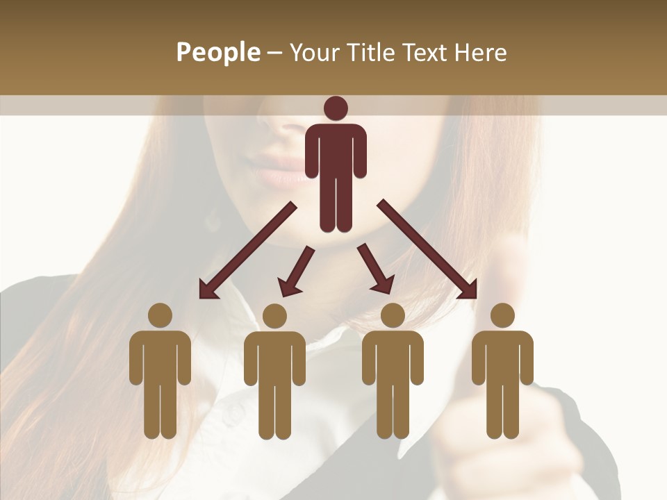 Young Female Beauty PowerPoint Template