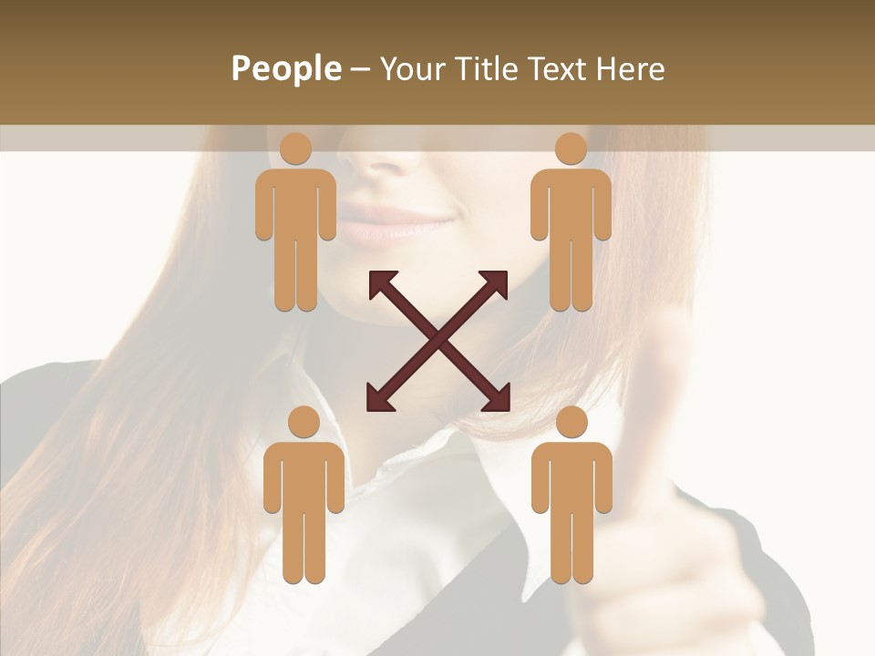 Young Female Beauty PowerPoint Template