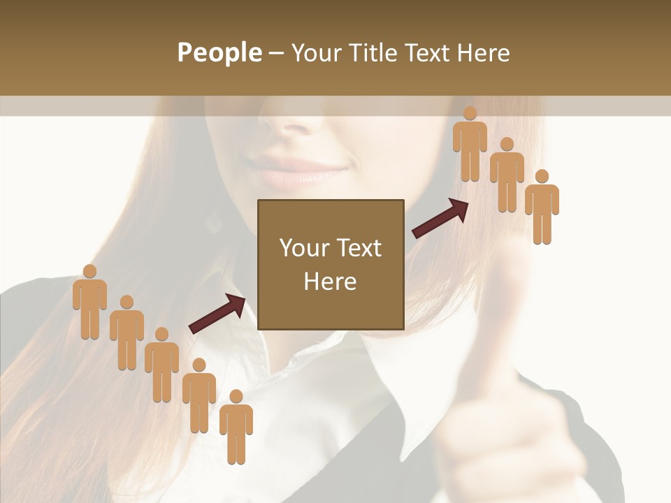 Young Female Beauty PowerPoint Template