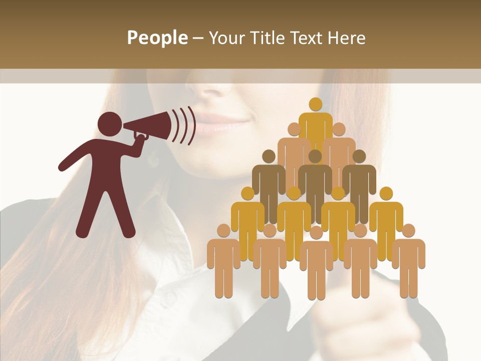 Young Female Beauty PowerPoint Template