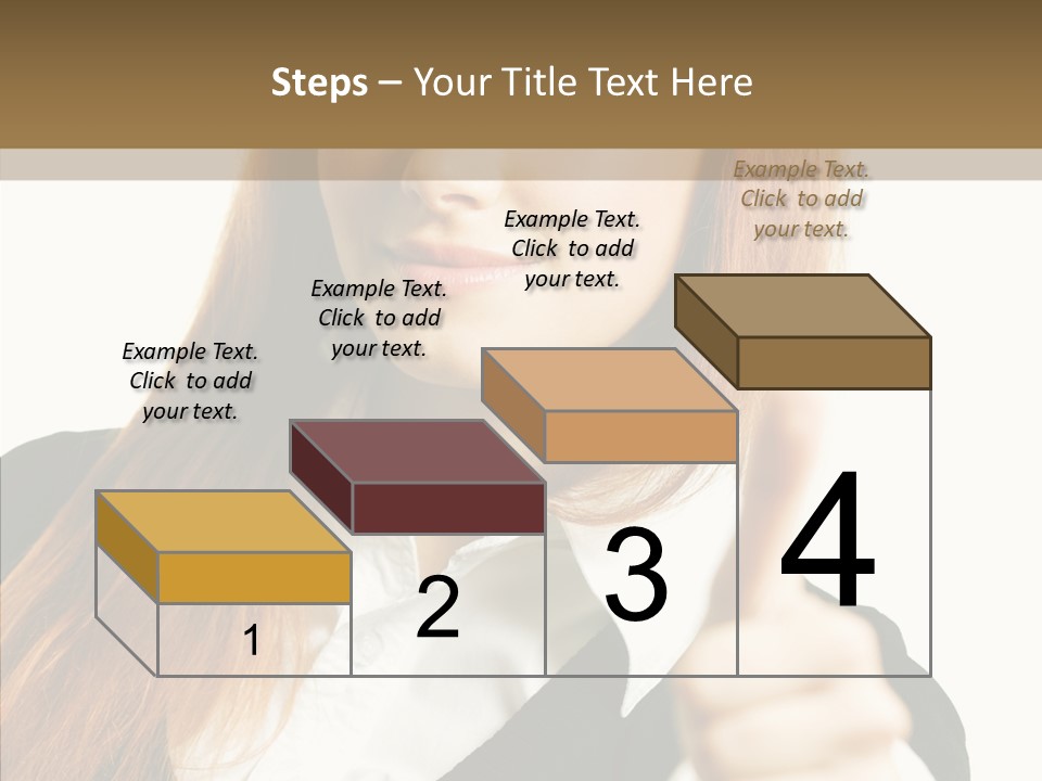 Young Female Beauty PowerPoint Template
