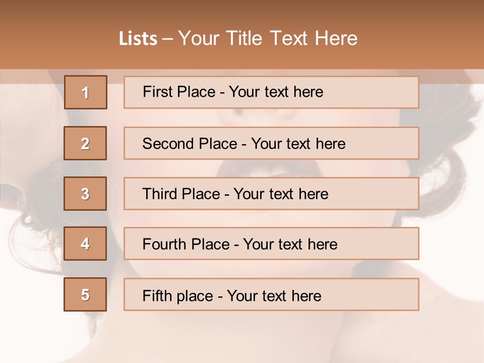 Skincare Look Lovely PowerPoint Template