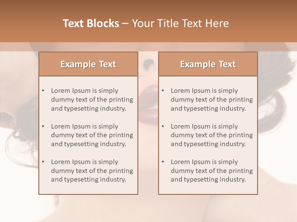 Skincare Look Lovely PowerPoint Template