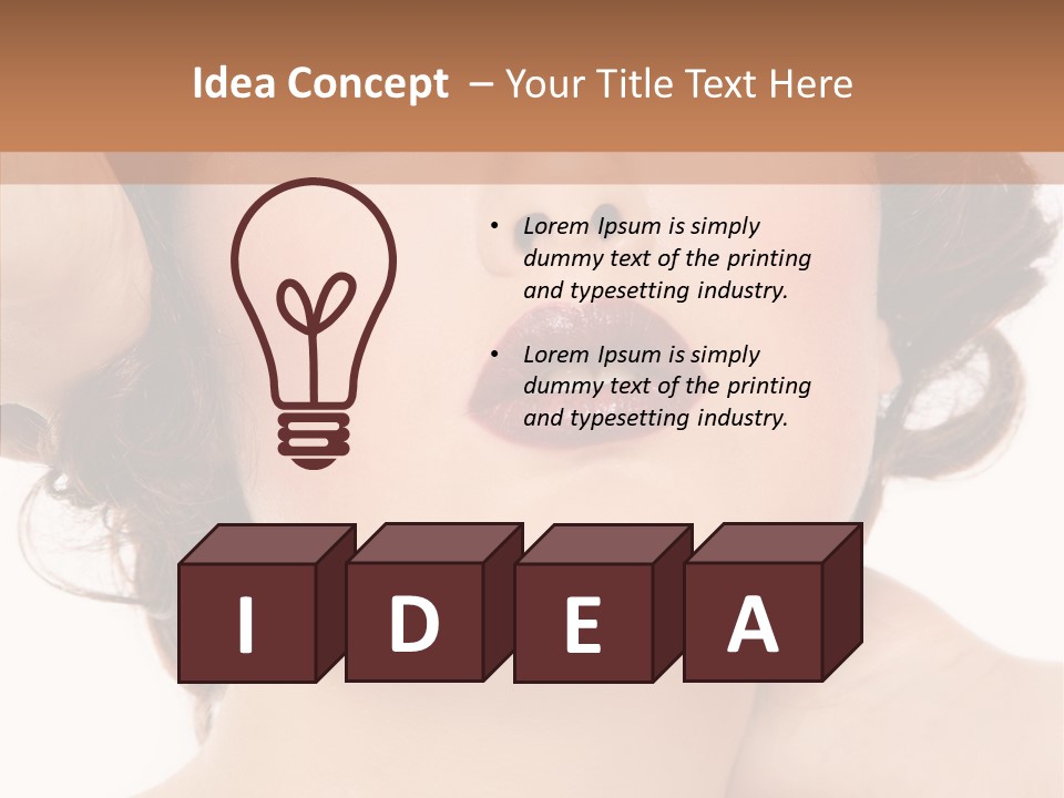 Skincare Look Lovely PowerPoint Template