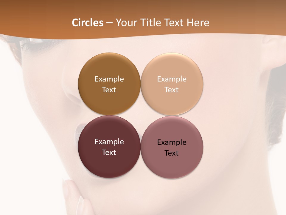 Fashion Glamour Wig PowerPoint Template