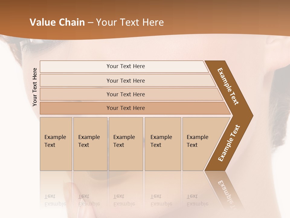 Fashion Glamour Wig PowerPoint Template