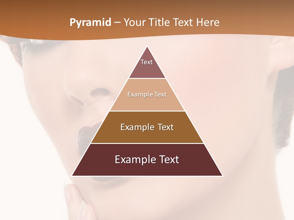 Fashion Glamour Wig PowerPoint Template