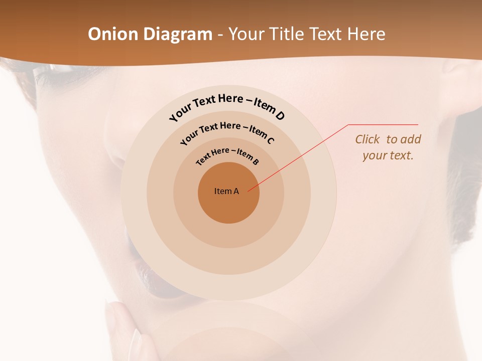 Fashion Glamour Wig PowerPoint Template