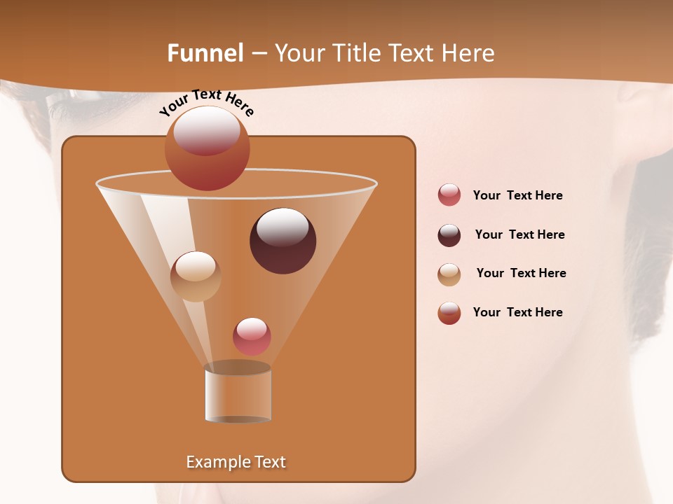 Fashion Glamour Wig PowerPoint Template