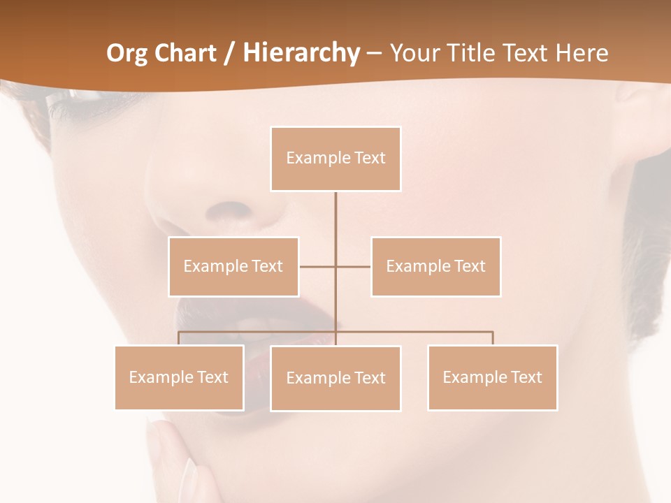 Fashion Glamour Wig PowerPoint Template