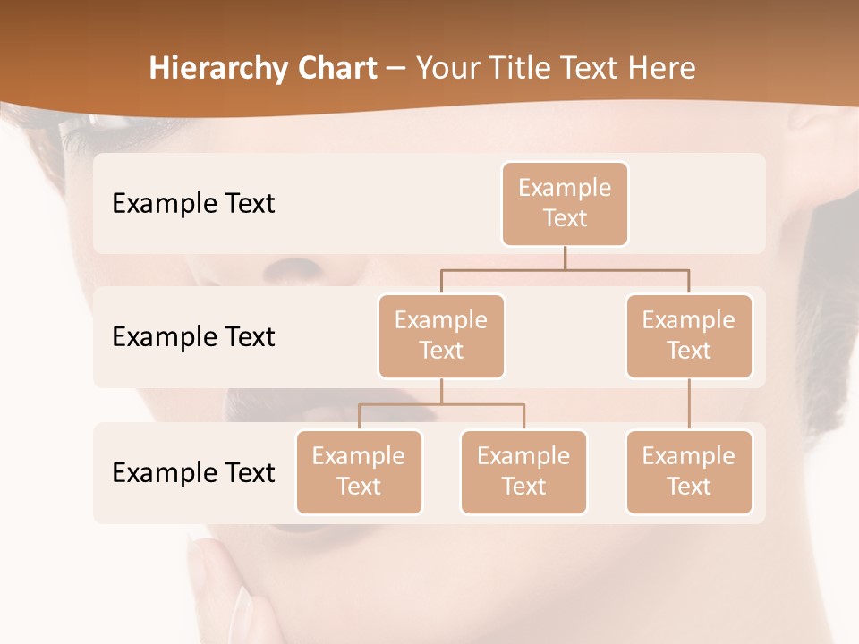 Fashion Glamour Wig PowerPoint Template