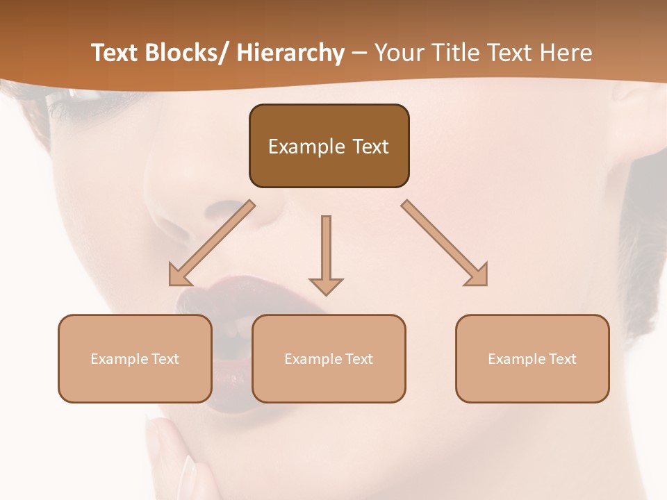 Fashion Glamour Wig PowerPoint Template