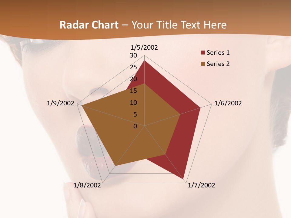 Fashion Glamour Wig PowerPoint Template