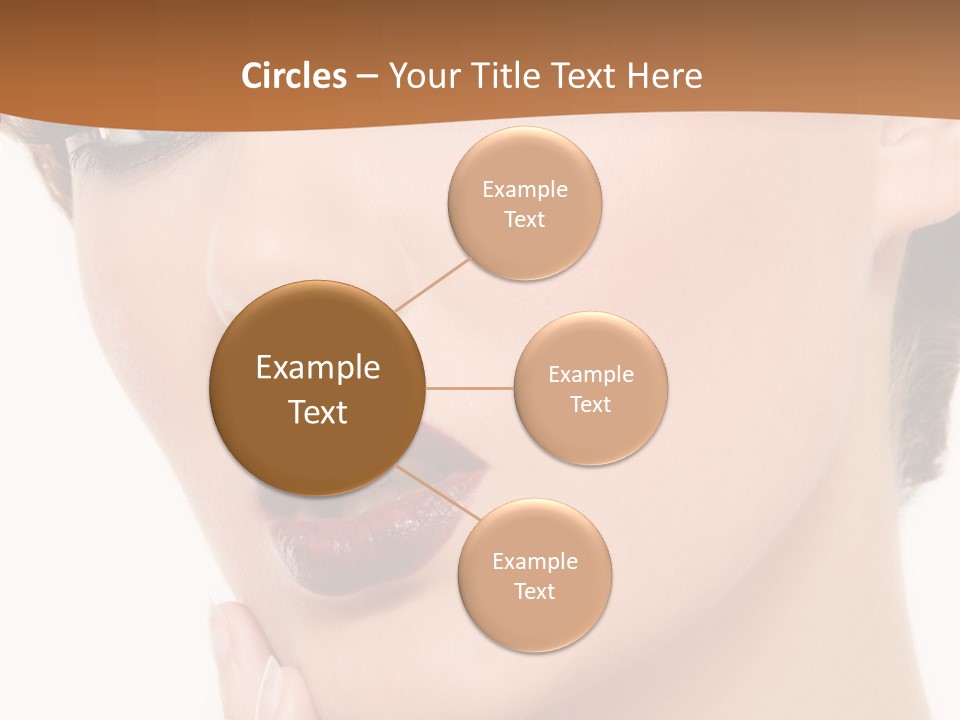 Fashion Glamour Wig PowerPoint Template