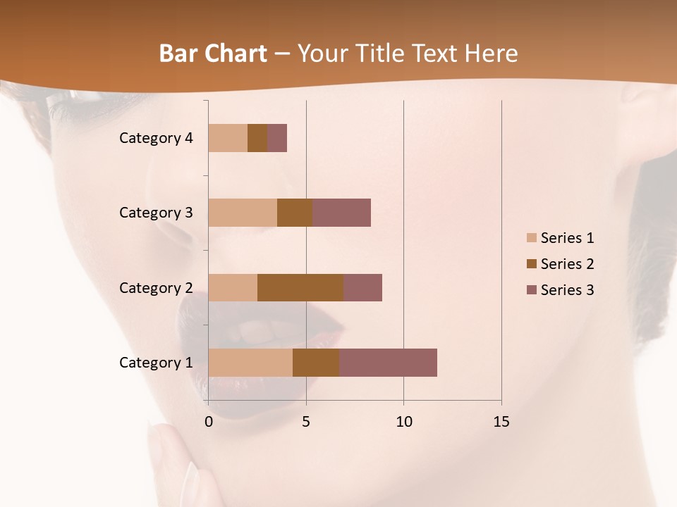 Fashion Glamour Wig PowerPoint Template