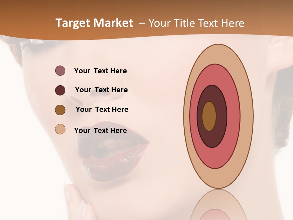 Fashion Glamour Wig PowerPoint Template