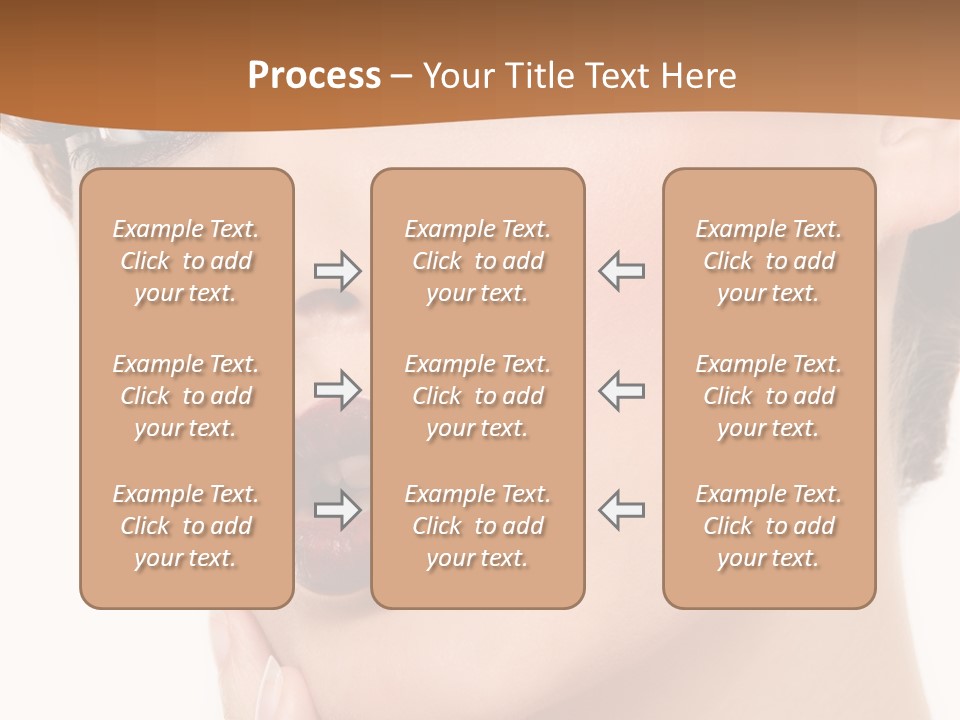 Fashion Glamour Wig PowerPoint Template