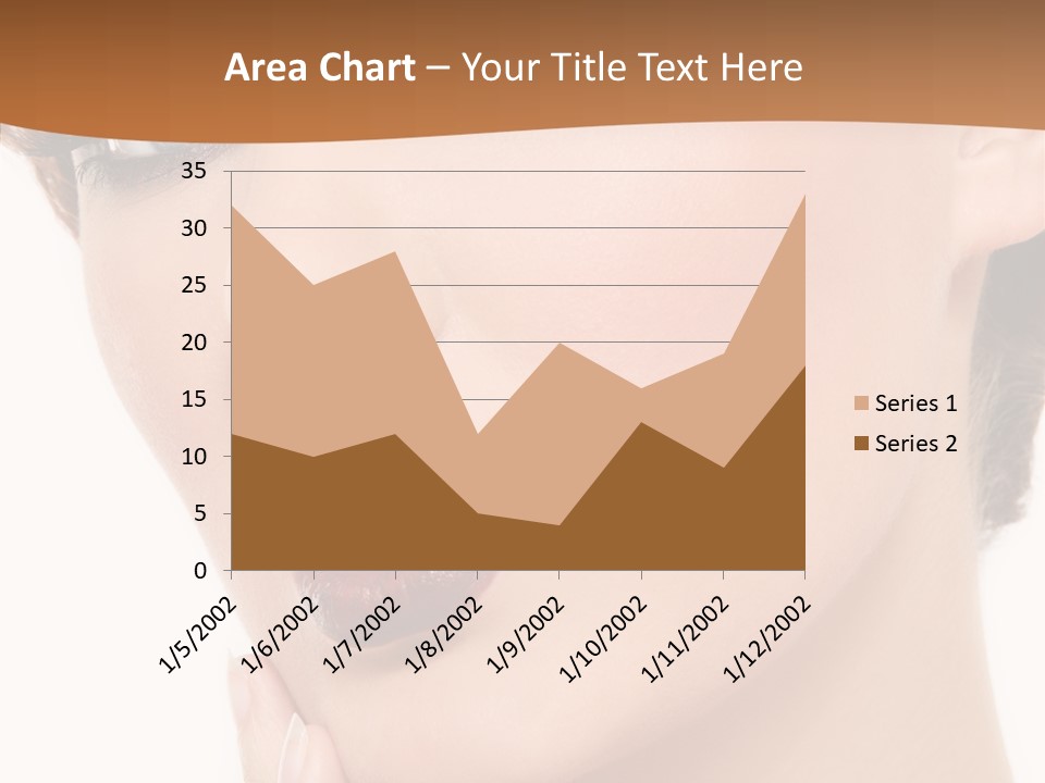 Fashion Glamour Wig PowerPoint Template