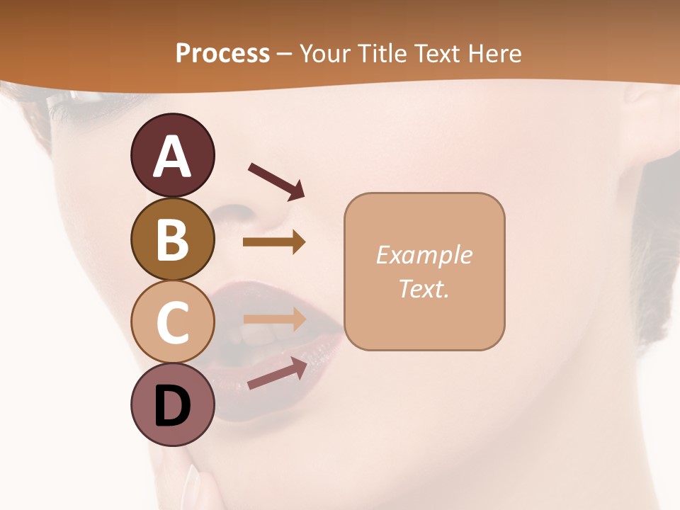 Fashion Glamour Wig PowerPoint Template