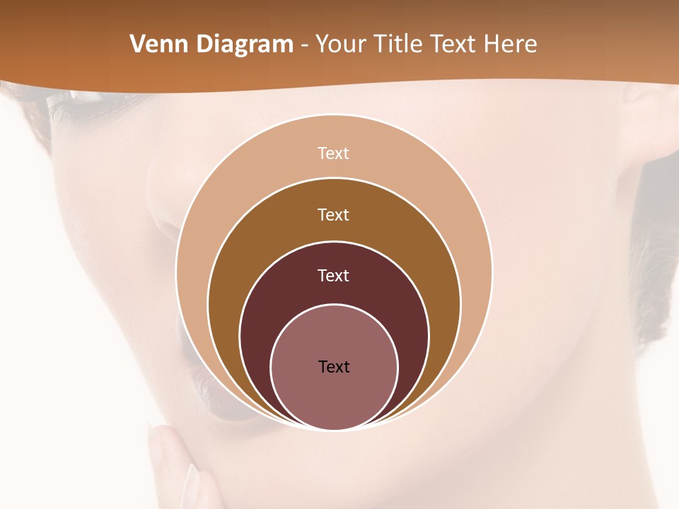 Fashion Glamour Wig PowerPoint Template