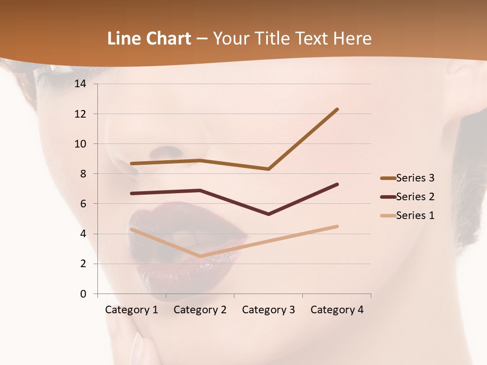 Fashion Glamour Wig PowerPoint Template