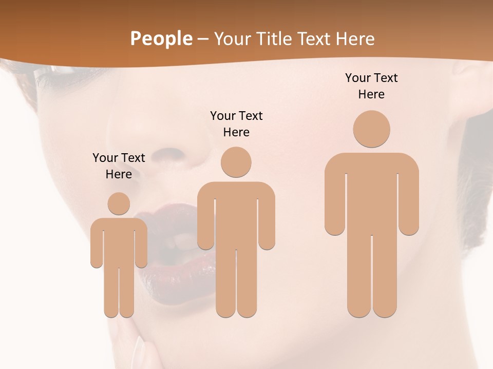 Fashion Glamour Wig PowerPoint Template