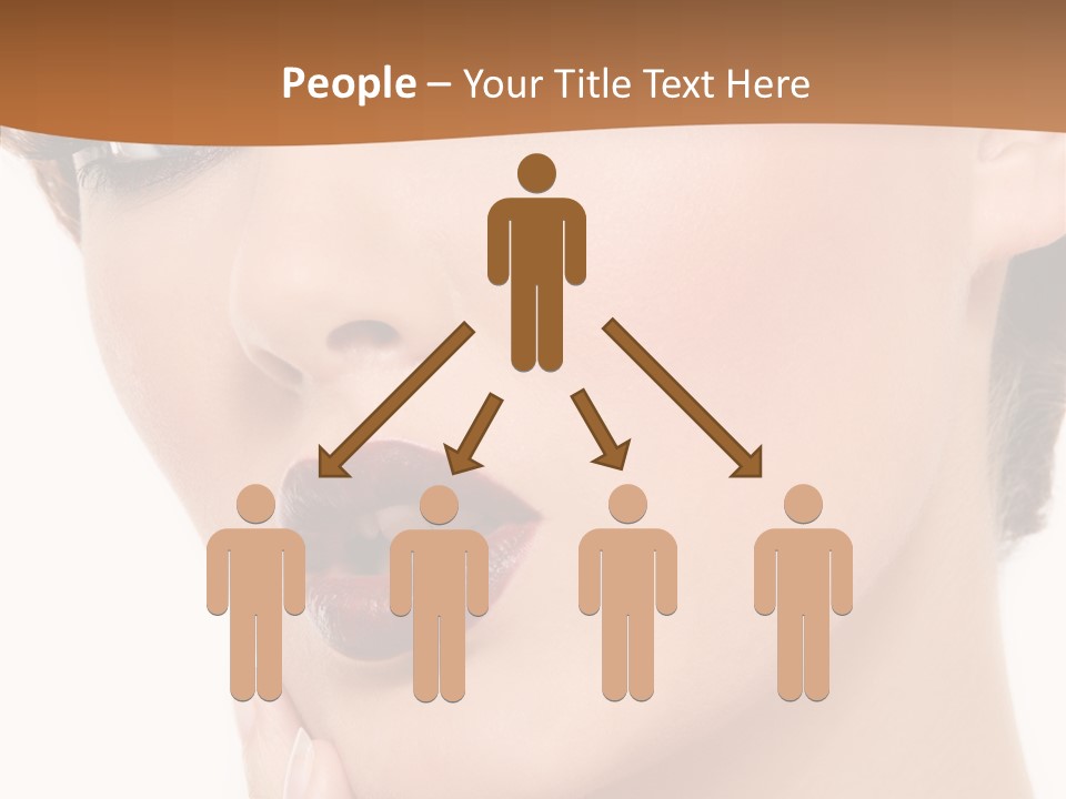 Fashion Glamour Wig PowerPoint Template