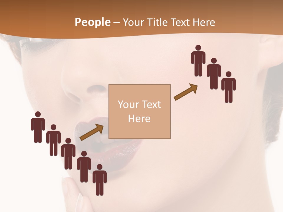 Fashion Glamour Wig PowerPoint Template