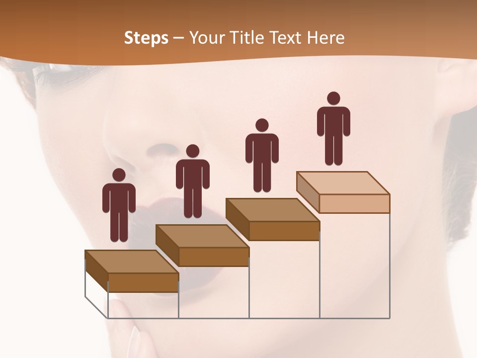 Fashion Glamour Wig PowerPoint Template