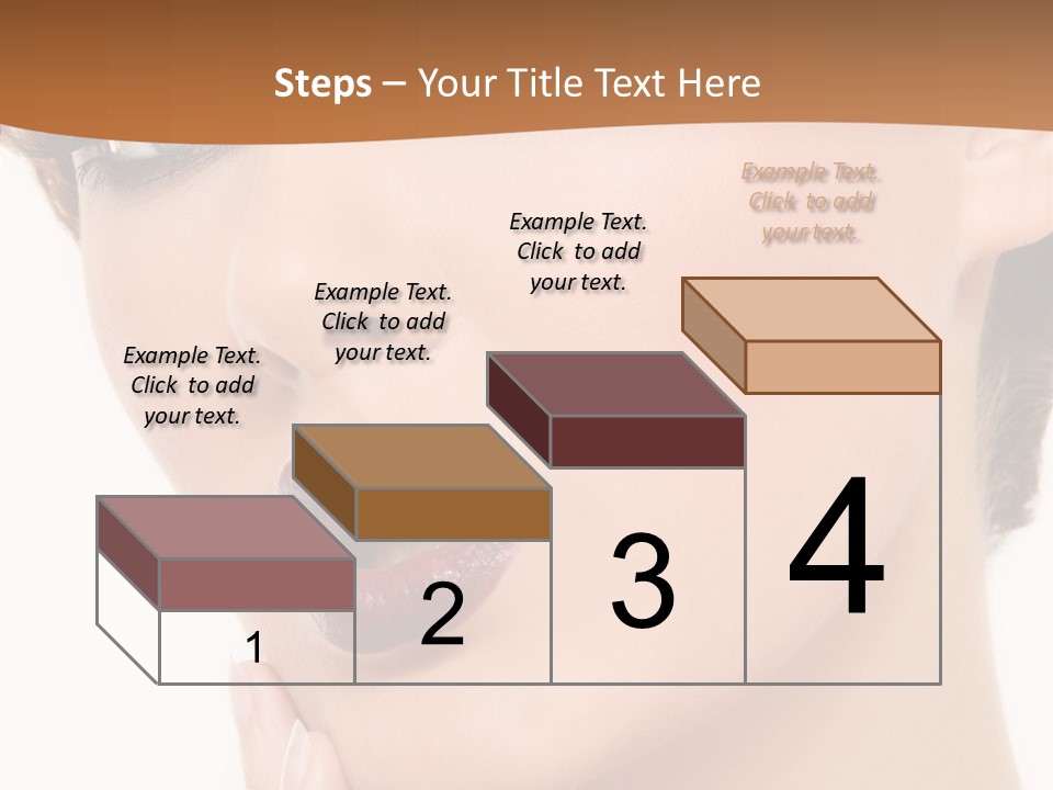 Fashion Glamour Wig PowerPoint Template