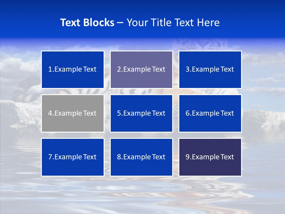 Black Cats Tiger PowerPoint Template