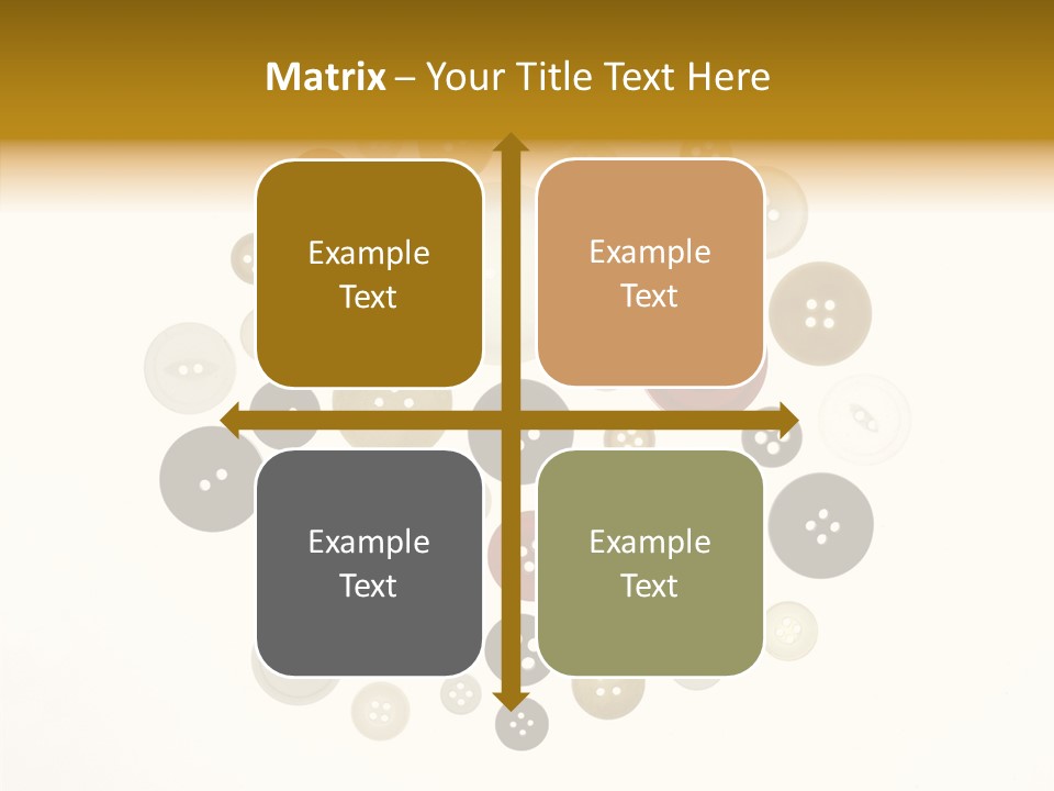 Vintage Button Retro PowerPoint Template