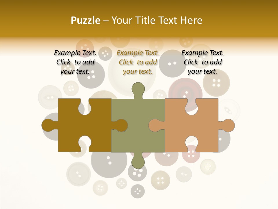 Vintage Button Retro PowerPoint Template