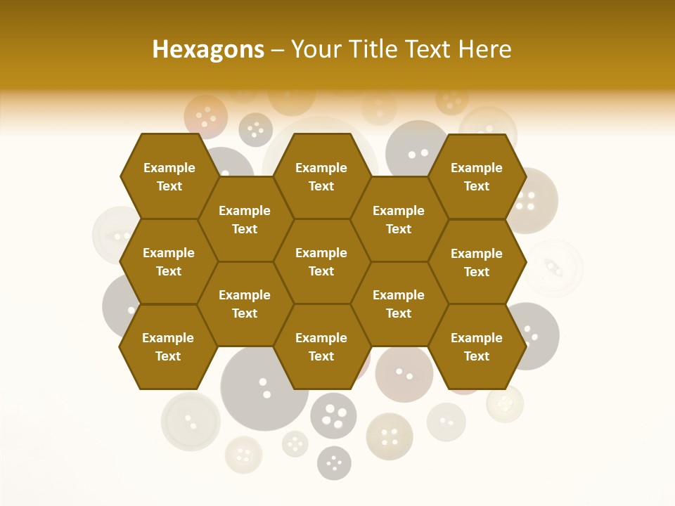 Vintage Button Retro PowerPoint Template