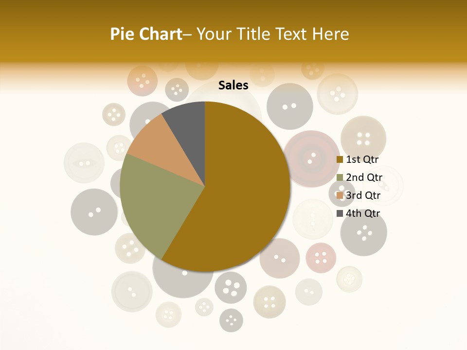 Vintage Button Retro PowerPoint Template