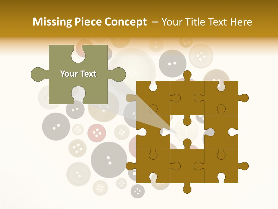 Vintage Button Retro PowerPoint Template