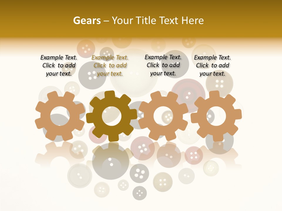 Vintage Button Retro PowerPoint Template