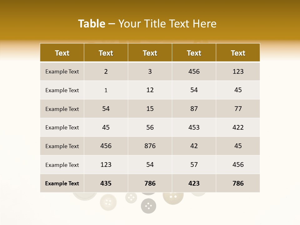 Vintage Button Retro PowerPoint Template