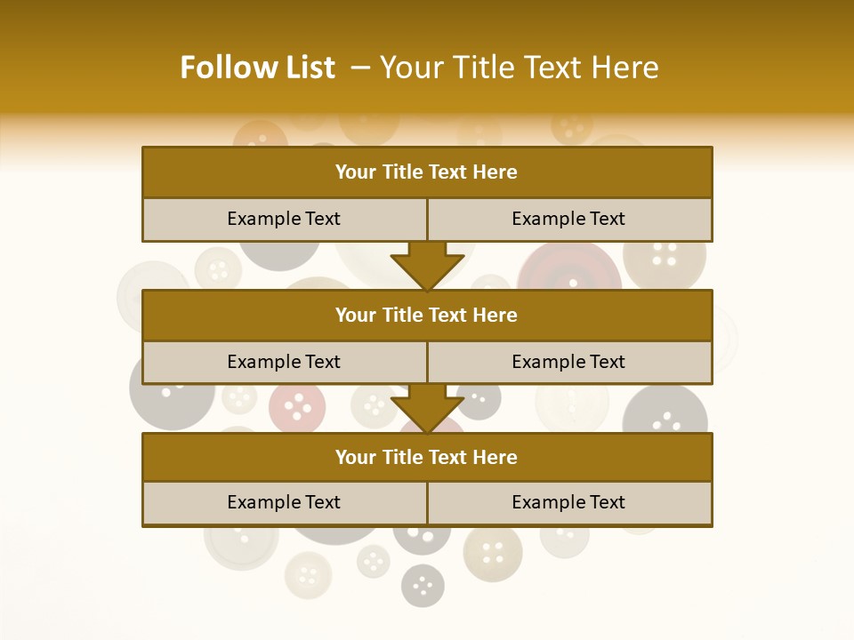 Vintage Button Retro PowerPoint Template