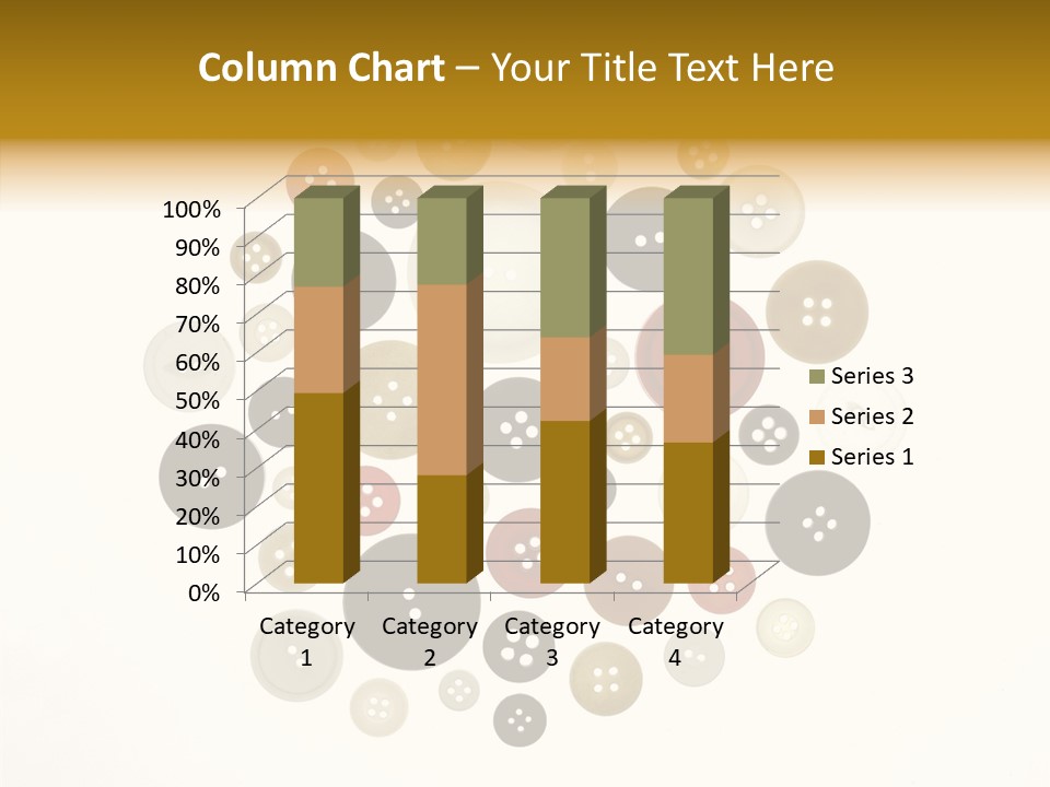 Vintage Button Retro PowerPoint Template
