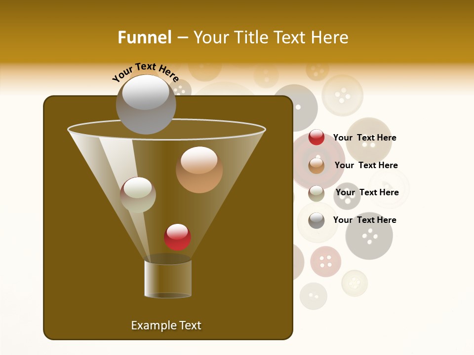 Vintage Button Retro PowerPoint Template