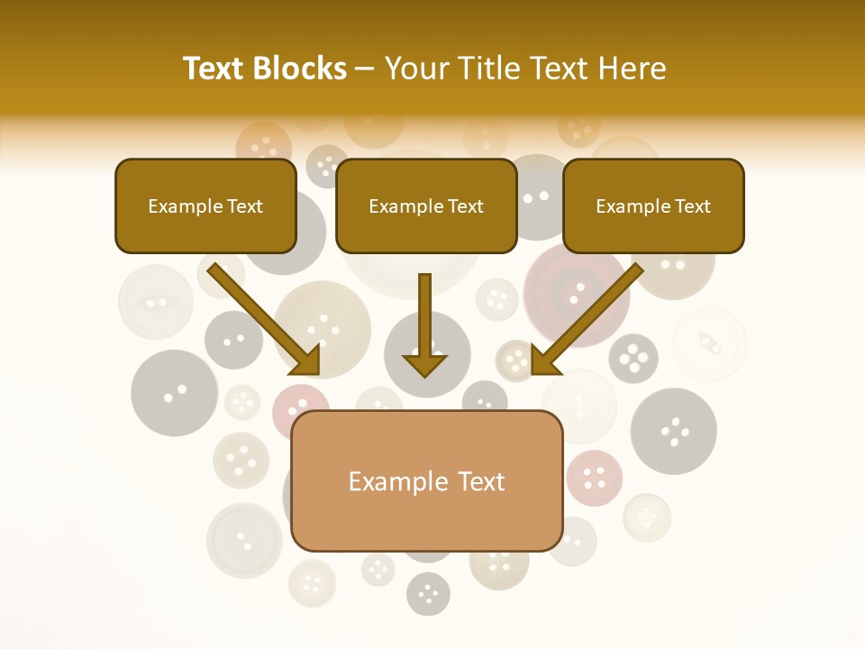 Vintage Button Retro PowerPoint Template