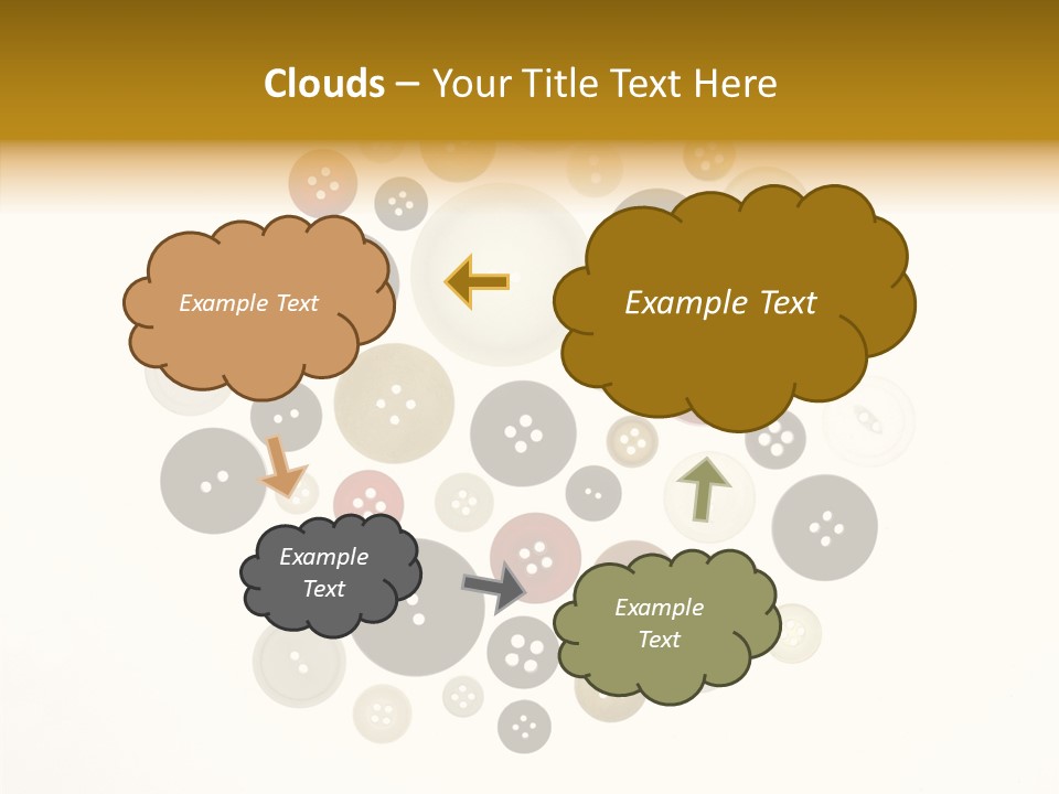 Vintage Button Retro PowerPoint Template