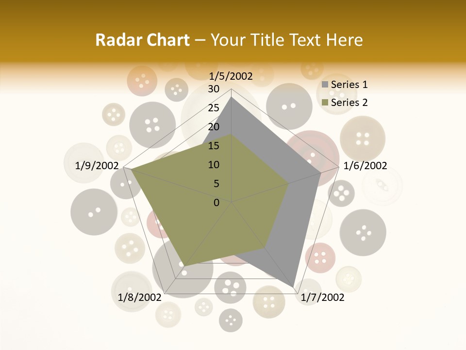 Vintage Button Retro PowerPoint Template