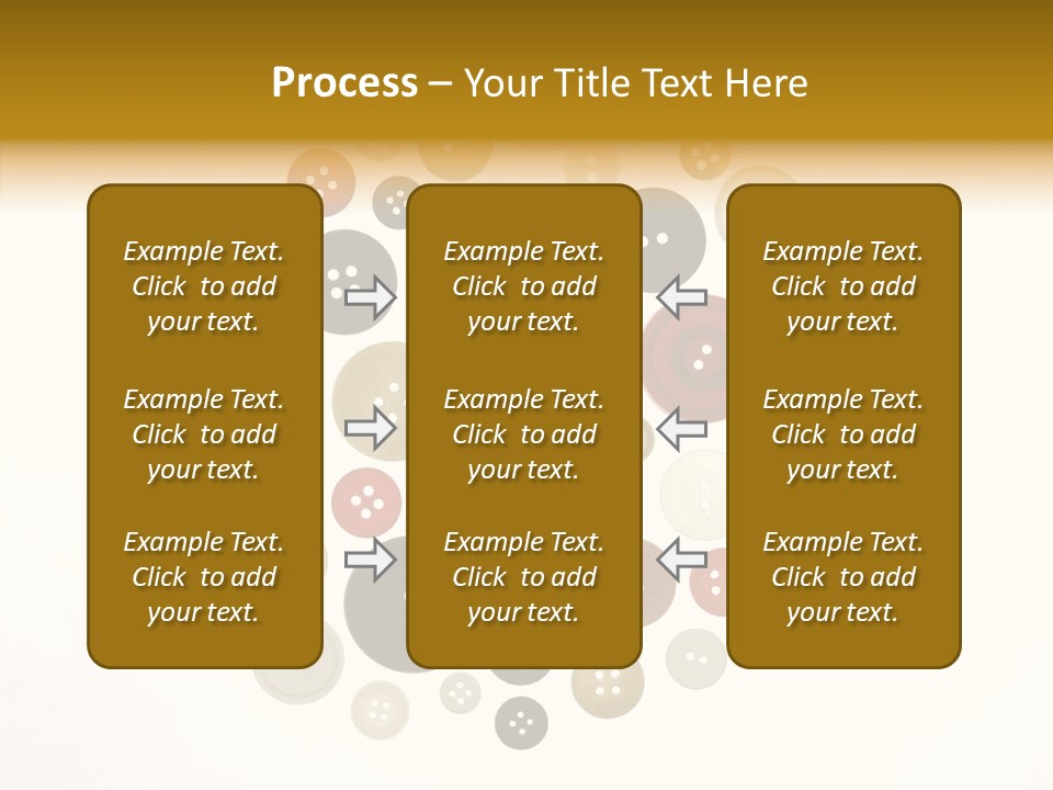 Vintage Button Retro PowerPoint Template