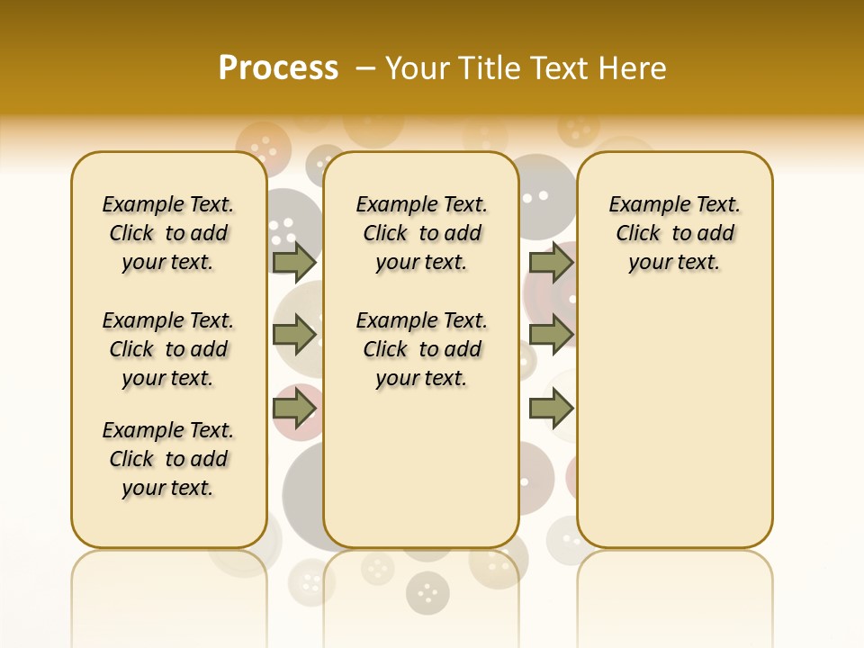 Vintage Button Retro PowerPoint Template