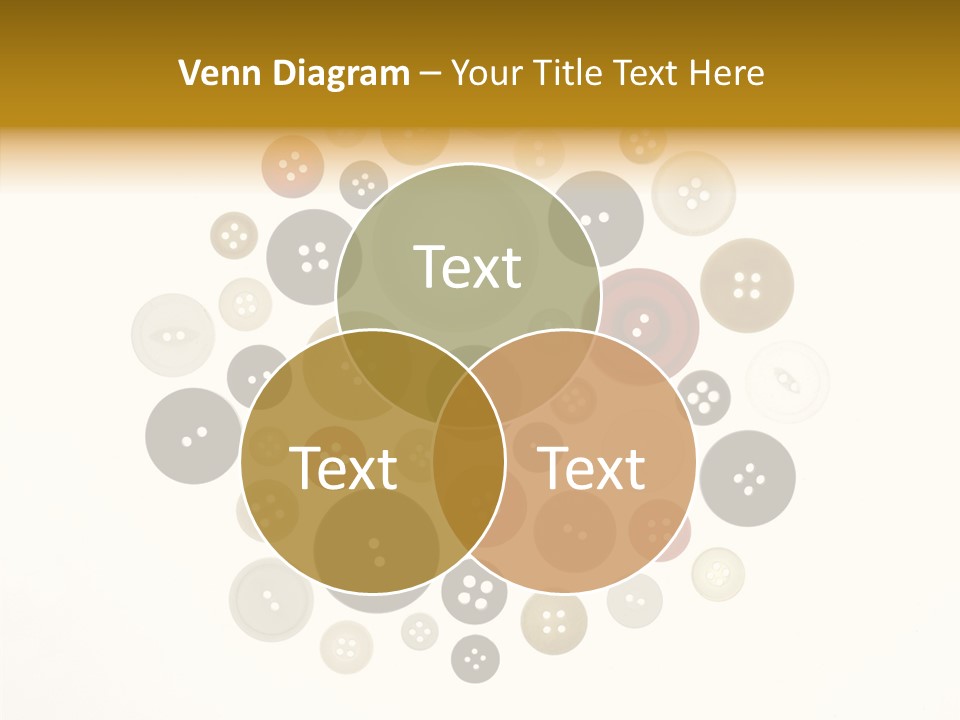 Vintage Button Retro PowerPoint Template